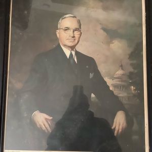 Original picture of HARRY S TRUMAN - INSCRIBED PRINTED
